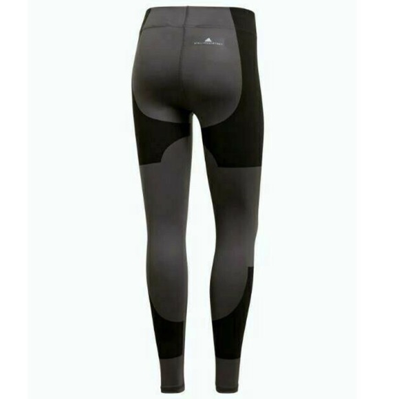 Adidas X Stella Mccartney Women`s Granite Lycra Fitsense Legging - Picture 4 of 15